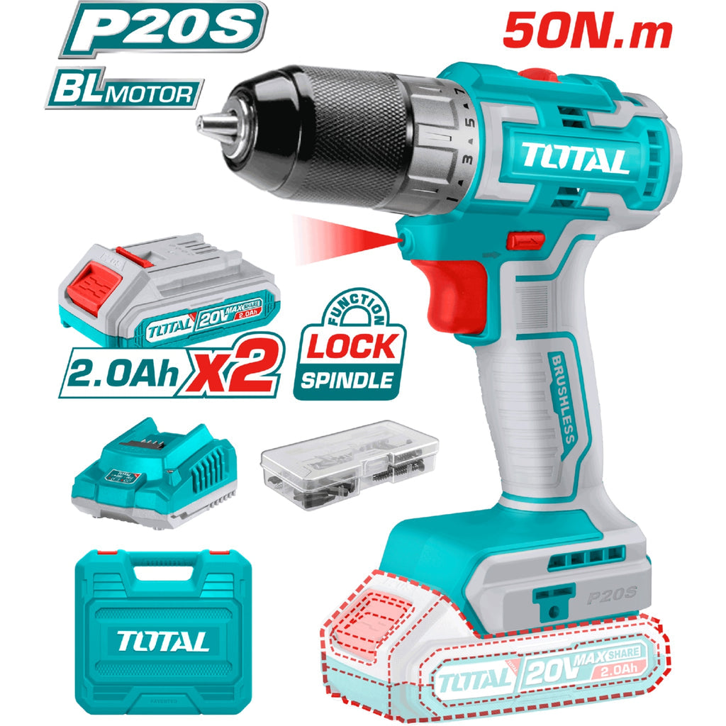 [SKUIMG]UTDLI20508|UTDLI20508.jpg|DRILL INALÁMBRICO 20V 3/8" T