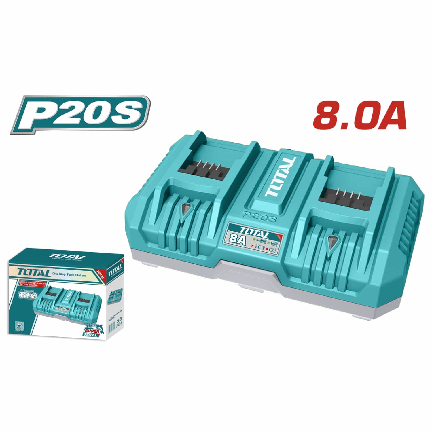 [CARBONE]UTFCLI2082|CARGADOR DE BATER�A 20V 8.0AH CON 2 PUERTOS