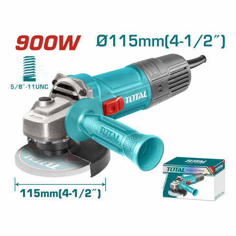 [SKUIMG]UTG109115563|UTG109115563.jpg|ESMERILADORA ANGULAR 900W FLEXIBLE. VELOCIDAD SIN CARGA: 1000RPM. DIAMETRO DEL DISCO: 4-1/2" ROSCA D