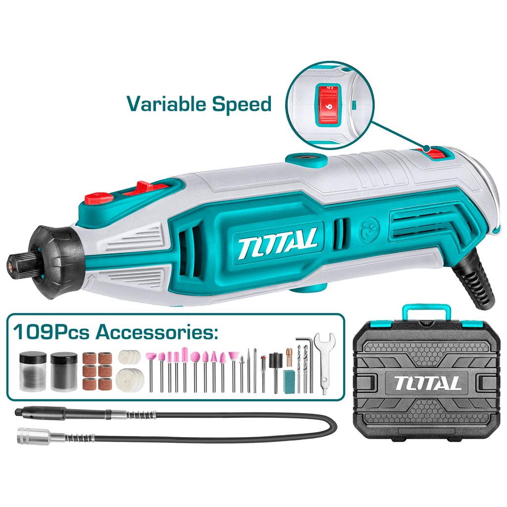 [SKUIMG]UTG513326|MINI MOTOR TOOL TOTAL 110V-120V~60HZ 130W.