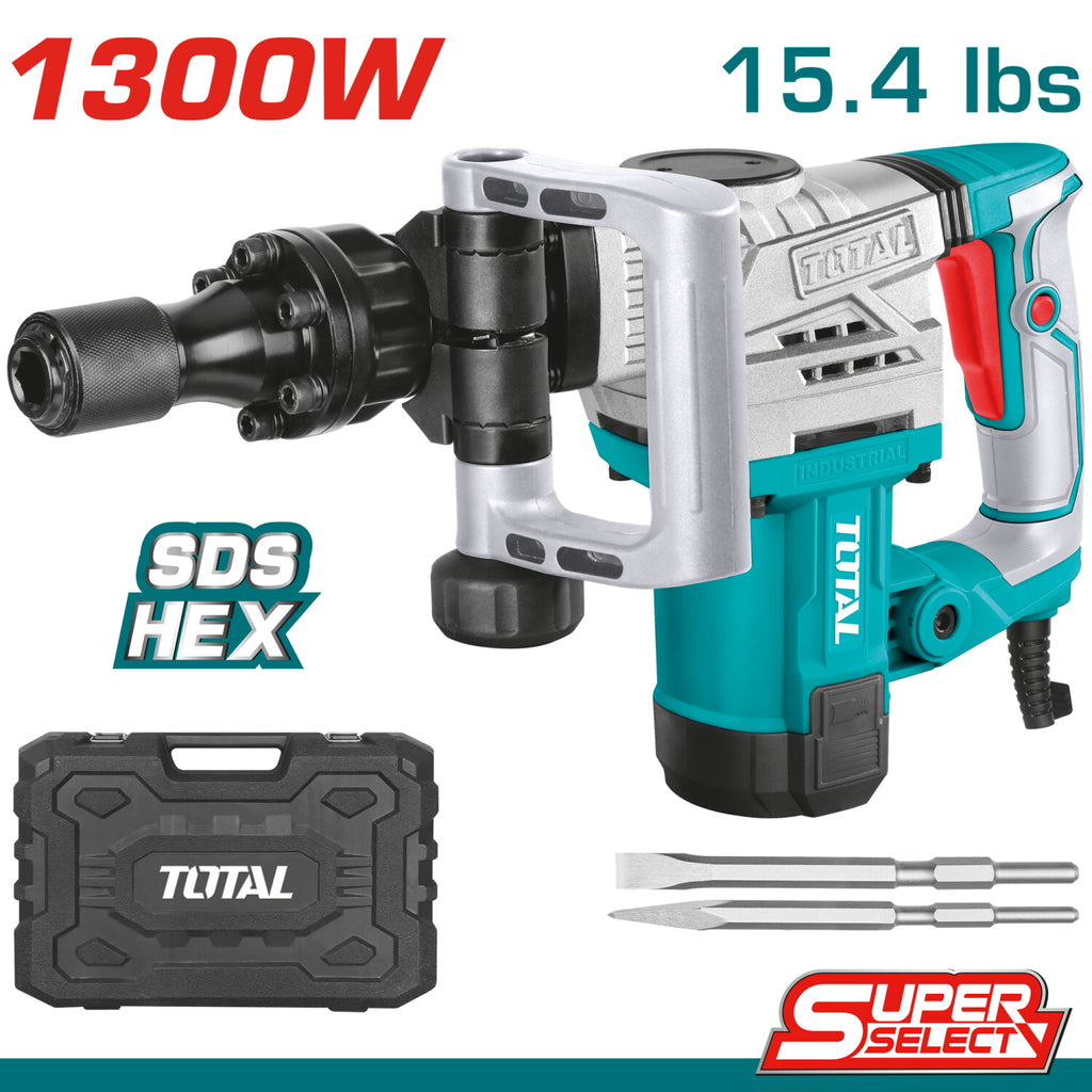 [SKUIMG]UTH2130016|UTH2130016.jpg|DEMOLEDOR SDS HEX 1300W, 110V-120V~60HZ,