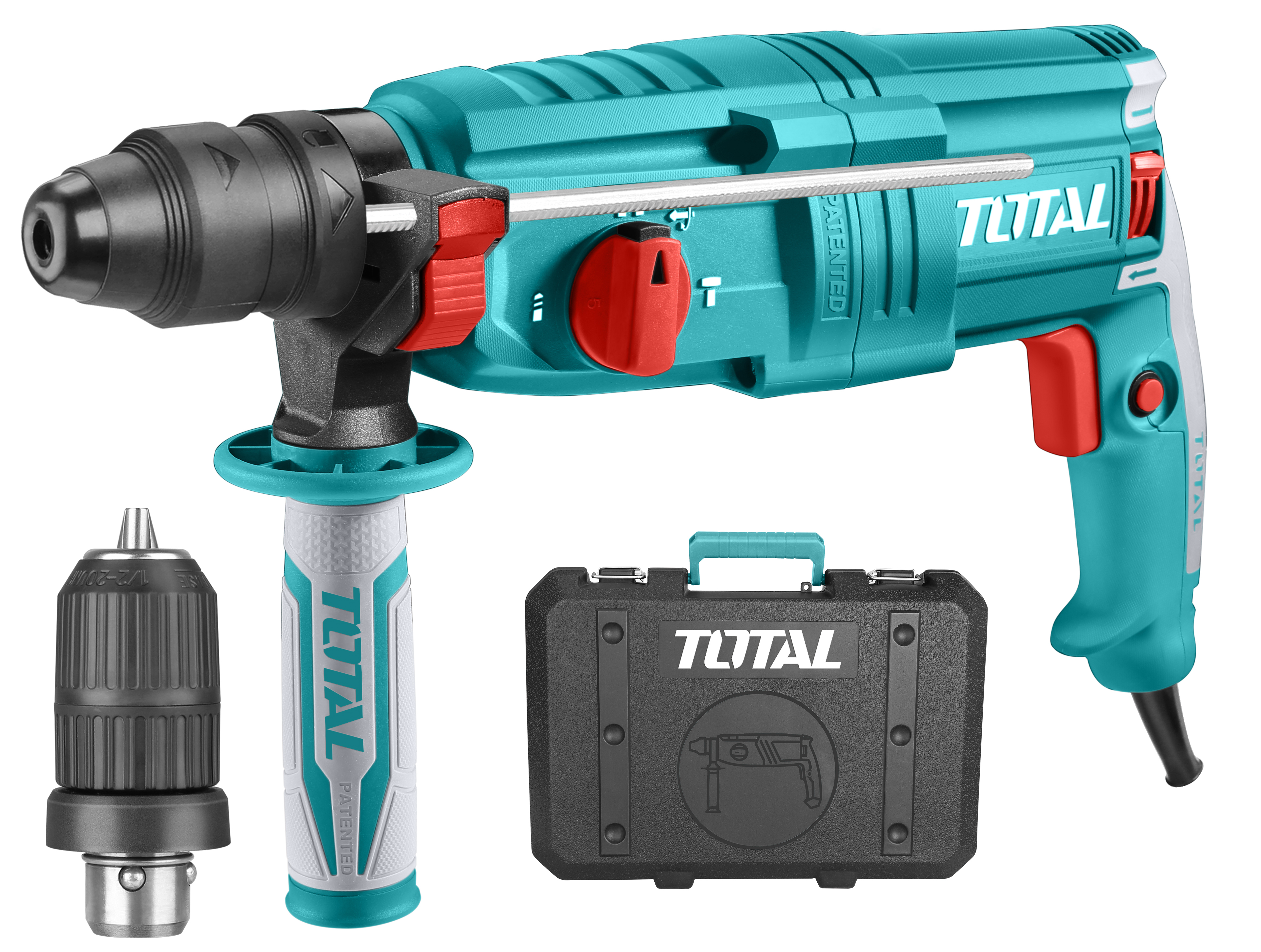 [SKUIMG]UTH308268-2|ROTOMARTILLO SDS PLUS 800W, 110V-120V~60HZ, 0-4000BPM, 2.5J, 0-1100 RPM.