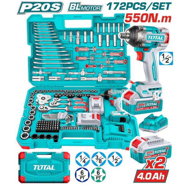 [SKUIMG]UTHKTHP41728|UTHKTHP41728-FRONTEND-NxBgVuO-fApeEdJK.png|COMBO DEL MES TOTAL 20V LLAVE DE IMPACTO DADO CUADRADO 1/2" 550NM. SET DE HERRAMIENTAS 172 PIEZAS.