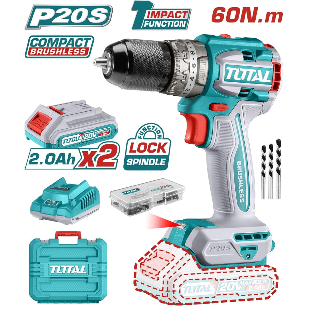 [SKUIMG]UTIDLI20602|UTIDLI20602.jpg|TALADRO INALÁMBRICO 20V 1/2"