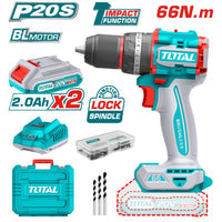 [SKUIMG]UTIDLI20668|UTIDLI20668.jpg|TALADRO INALÁMBRICO 20V 1/2" 66NM