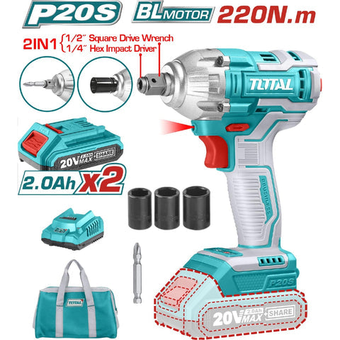 [SKUIMG]UTIWLI20208|LLAVE DE IMPACTO 1/2" DE DADOS Y PUNTA