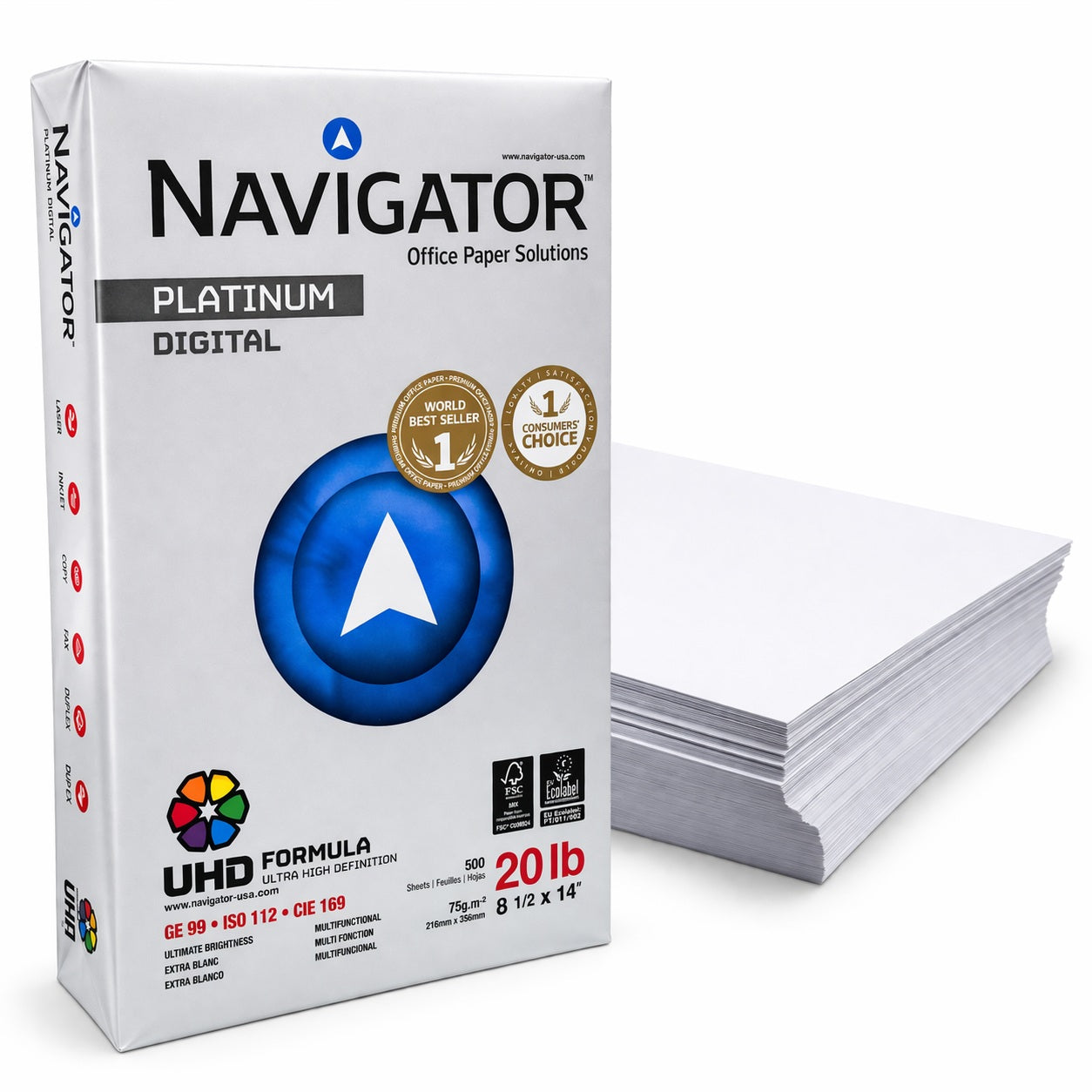 [SKUIMG]UTL-61|UTL-61.jpg|Papel Bond 8 1/2 X 14 - Legal. Resma De Papel 500 Hojas