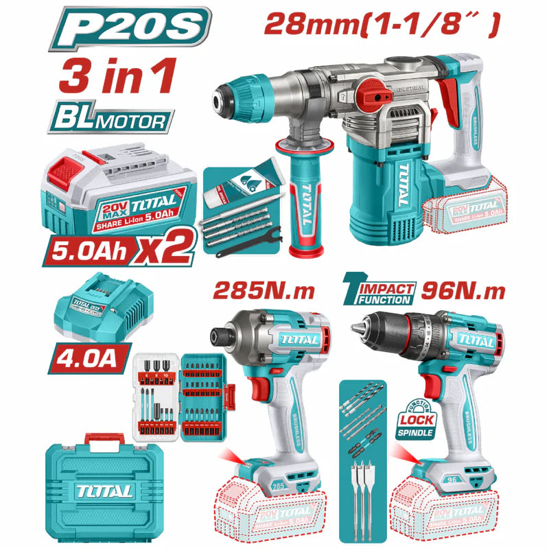 [SKUIMG]UTOSLI250693|UTOSLI250693-FRONTEND-V9kaLl6kwRGB8KV8.png|COMBO DEL MES TOTAL INALÁMBRICO. MARTILLO PERFORADOR 4.5 J, TALADRO PERCUTOR 96 NM