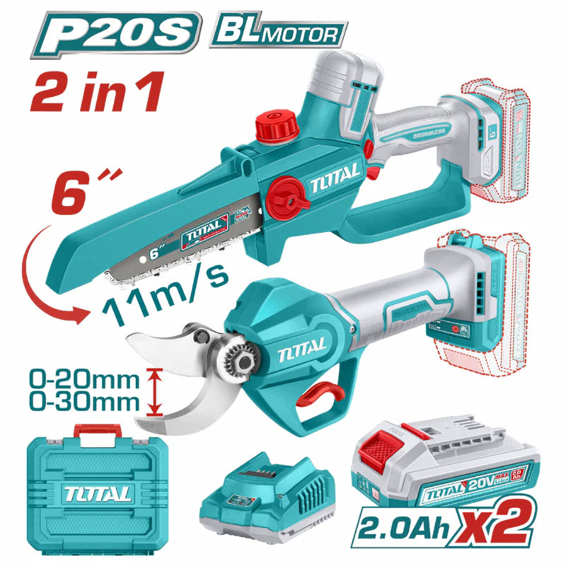 [SKUIMG]UTOSLI250795|UTOSLI250795-FRONTEND-aunTfRnYnbN26jJd.png|COMBO TOTAL INALÁMBRICO 20V SIERRA PODADORA MOTOR SIN ESCOBILLAS 6 11M/S Y TIJERA DE PODA 20MM/30MM