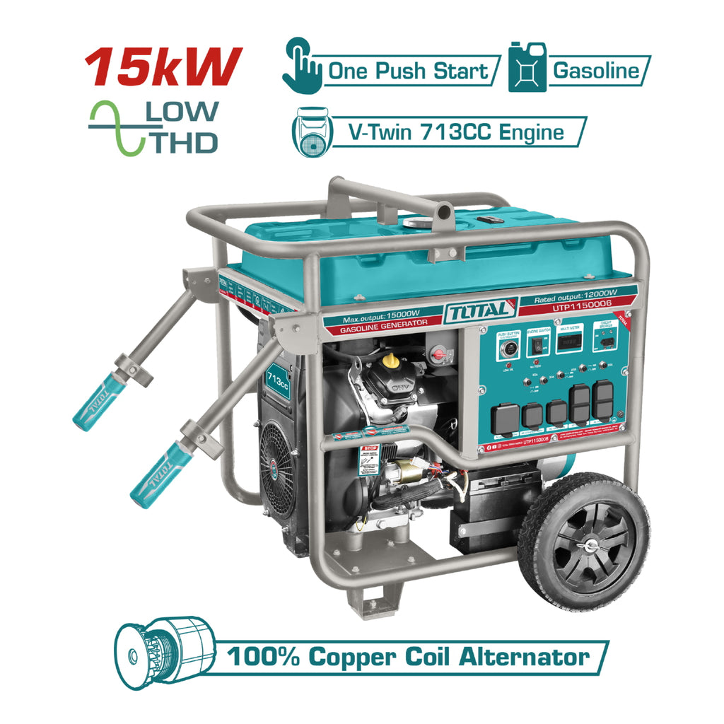 [SKUIMG]UTP1150006|UTP1150006.jpg|GENERADOR A GASOLINA 15,000 WATTS 15