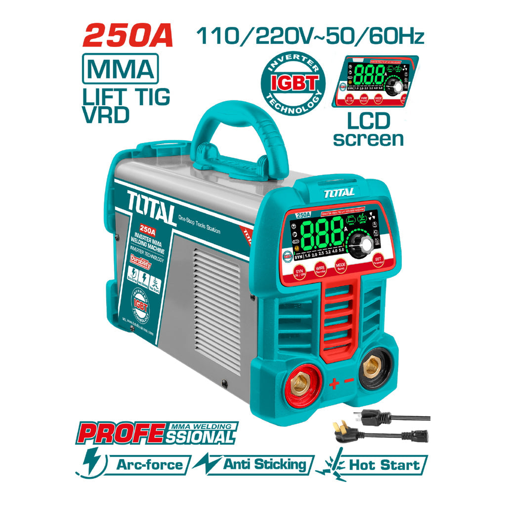 [SKUIMG]UTW225069|UTW225069.jpg|MAQUINA DE SOLDAR INVERTER HEAVY DUTY 250 AMP