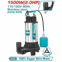 [SKUIMG]UTWP7150026|BOMBA SUMERGIBLE PARA AGUA SUCIA 2 HP 110V 60 HTZ 21 M3/H. 1500 W