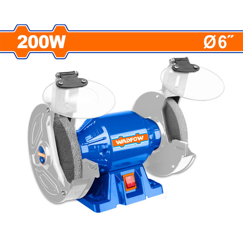 [SKUIMG]UWBG1A1501|UWBG1A1501.jpg|ESMERIL DE BANCO DE 110-120V~60HZ.