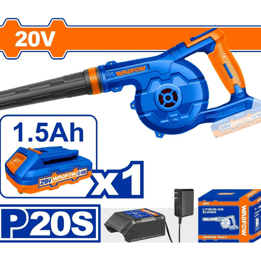 [SKUIMG]UWBLP511|UWBLP511.jpg|SOPLADOR DE BATERÍA 20V INALÁMBRICO. INCLUYE BATERÍA Y CARGADOR. BLOWER