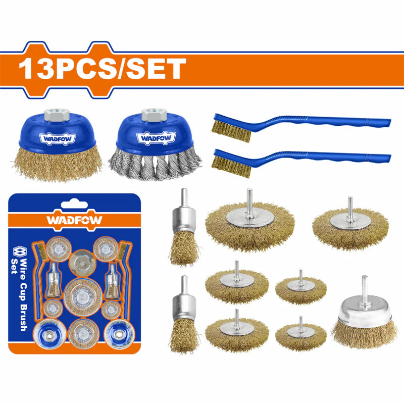 [SKUIMG]UWCE6403|UWCE6403-FRONTEND-PtYMBaz5JOzkQbTt.png|CEPILLOS DE ALAMBRE CON COPAS TWIST Y CURVAS, CEPILLOS CIRCULARES Y MANUALES, VÁSTAGO 1/4'' SET 13 P