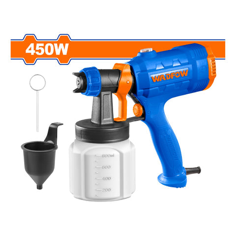 [SKUIMG]UWEG1A01|PISTOLA SPRAY DE AIRE PARA PINTAR 450W CAPACIDAD 800 ML. VOLTAJE: 110-120 V ~ 50 / 60HZ. DE AIRE