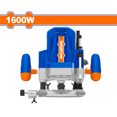 [SKUIMG]UWER1516001|UWER1516001.jpg|ROUTER 1600W. 110-120V~50/60HZ. ROUTEADORA PARA ESPARRAGOS DE: 1/4", 1/2".22000RPM. PROFUNDIDAD MAX.