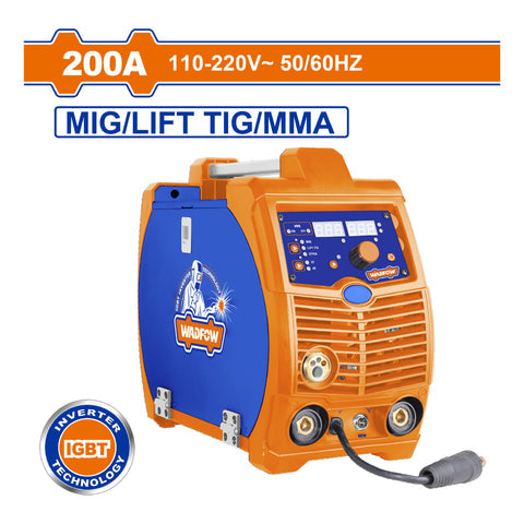 [SKUIMG]UWGTMA20|UWGTMA20.jpg|MAQUINA DE SOLDAR INVERTER 200A MODELO MEDIUM DUTY 30% CICLO DE TRABAJO MAG/MIG/MMA/TIG 110V-220V SO