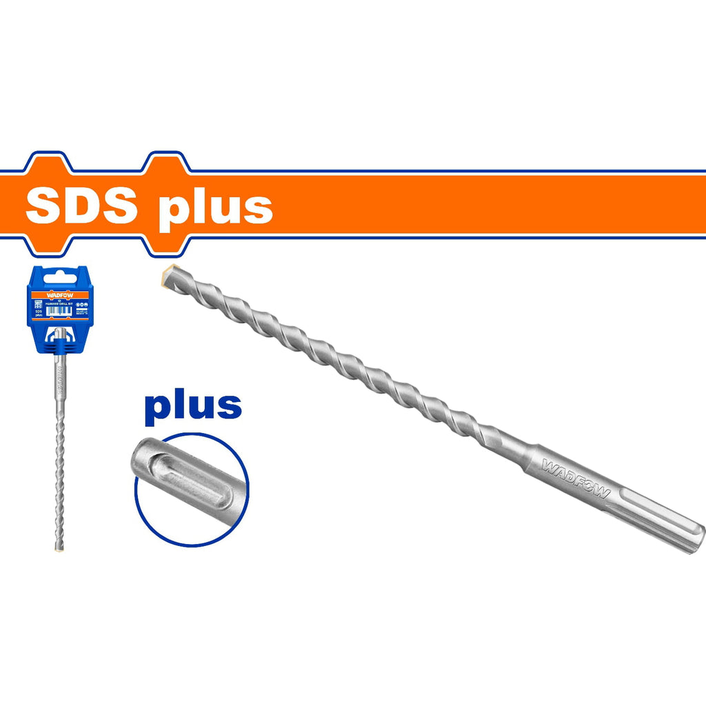 [SKUIMG]UWHD2204|1/2" X 6-1/4BROCAS PARA CONCRETO SDS PLUS. PUNTA TCT ALTA CALIDAD. CROMO-VANADIO.