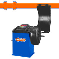 [SKUIMG]UWKB2A02|UWKB2A02.jpg|BALANCEADOR DE LLANTAS 110-120V~60HZ. 200 RPM. D: 10"~ 24" ANCH: 1.5"~ 20" 5 MODOS DE EQUILIBRIO.