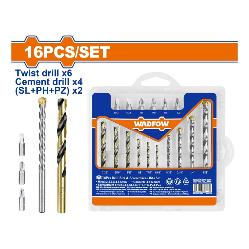 [SKUIMG]UWKS4165|UWKS4165.jpg|BROCAS PARA TALADRO HSS Y PUNTAS DE DESTORNILLADOR DE 25MM SURTIDAS. S