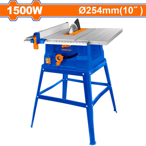 [SKUIMG]UWTS1A1500|UWTS1A1500.jpg|SIERRA DE MESA 1500W. 4500RPM. 10" X 5/8". MESA: 23-27/64" X 21-17/64". RANGO:0°-45°. CORTADORA DE M
