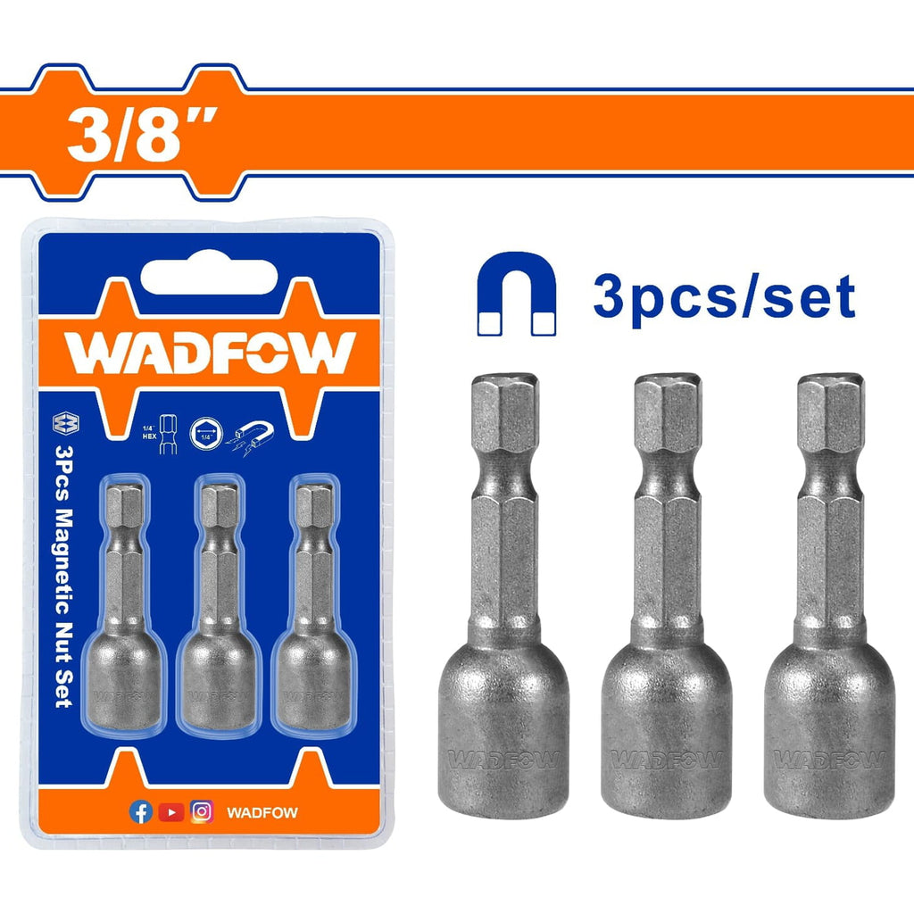 [SKUIMG]UWWR1K10|COPAS HEXAGONALES MAGNÉTICAS. LARGO:48MM. SET DE 3 PIEZAS. MATERIAL: 40CR.