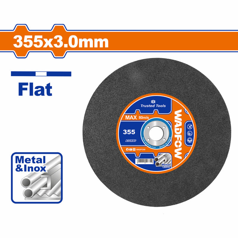 [SKUIMG]WAC3314|DISCO CORTE DE METAL Y ACERO INOXIDABLE 14" 335X3.0MM. TRONZADORA PLAN