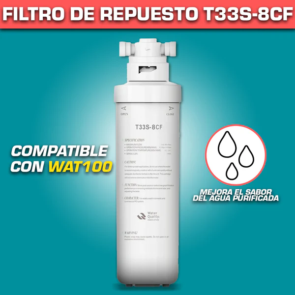[SKUIMG]WAT103|WAT103-FRONTEND-dL4LU0OMXK7-YcFq.jpg|FILTRO DE REPUESTO T33S-8CF PARA WAT100. CAMBIAR CADA 6 MESES.