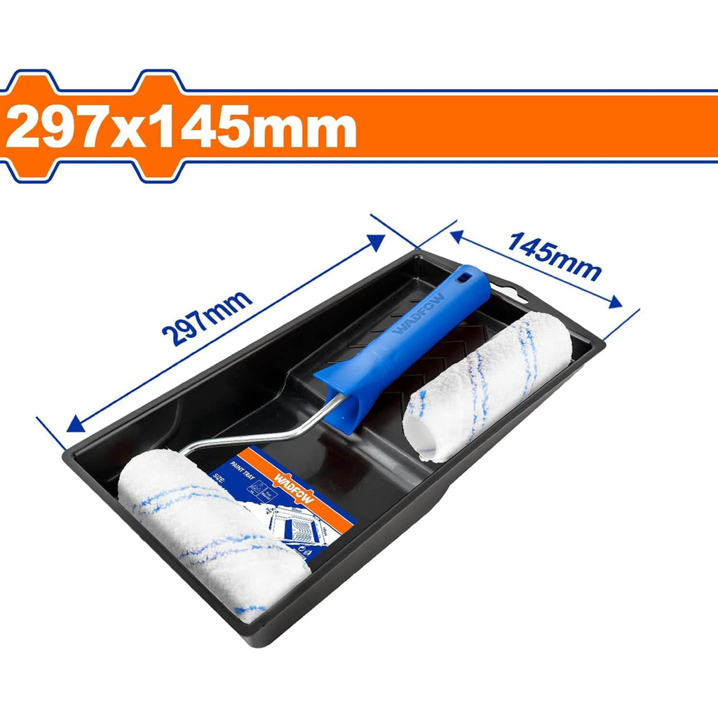 [SKUIMG]WCB3H34|RODILLO PARA PINTAR 4" Y BANDEJA PARA PINTAR DE 297MMX145MM. SET 4 EN 1.