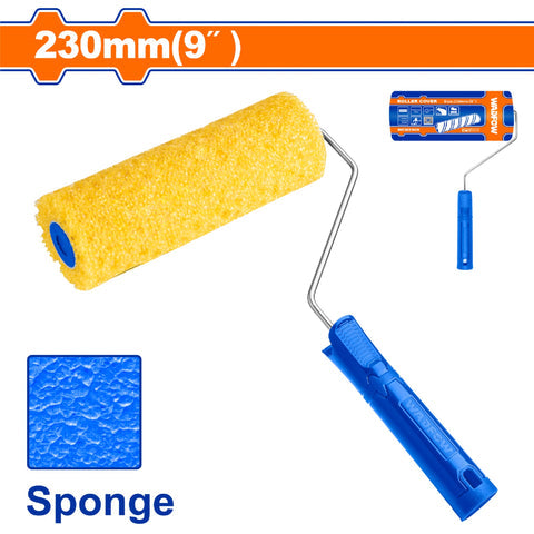 [SKUIMG]WCB5902|RODILLO PINTURA DE ESPONJA 9" MANGO PLASTICO DE 5.3MM. IDEAL PARA PAREDES, PISOS.