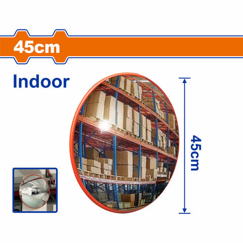 [SKUIMG]WCMR1345|WCMR1345.jpg|ESPEJO CONVEXO DE 18" 45CM USO EN INTERIORES. REDUCE PUNTOS CIEGOS.