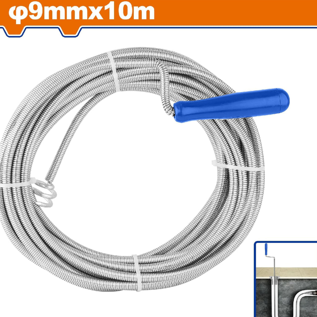 [SKUIMG]WDD2310|DESTAPADOR DE CAÑERÍA TUBO FLEXIBLE 9MMX10M. ACERO FLEXIBLE. PARA ELIMINAR DESECHOS EN CAÑERÍA. DEST