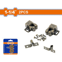 [SKUIMG]WDH1K14|PESTILLOS CON PLACAS Y TORNILLOS PARA MUEBLES 1-1/4". ESPESOR: 0.6MM. SUPERFICIE BRONCE. 2 PZAS.