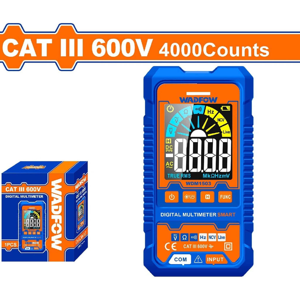 [SKUIMG]WDM1503|MULTÍMETRO DIGITAL 4000 DÍGITOS.