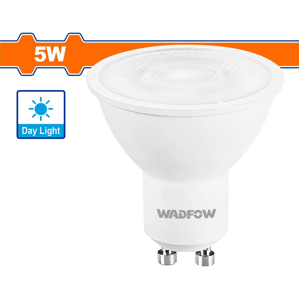 [SKUIMG]WDN25351|WDN25351.jpg|BOMBILLOS REFLECTORES DE LED 5W 100~240V/50-60HZ. 15000 HORAS. 400 LUMENS. BASE GU10.