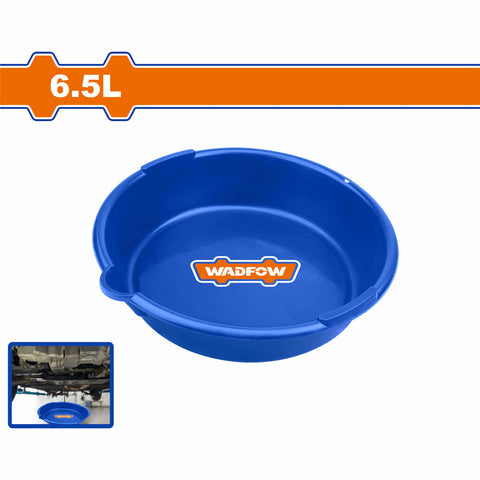 [SKUIMG]WDPA1306|BANDEJA DE DRENAJE DE ACEITE DE MOTOR RECIPIENTE 6.5L 100% PLASTICO. 370X100MM. USADO PARA CAMBIOS D