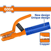 [SKUIMG]WEH1A06|WEH1A06.jpg|PINZA PORTA ELECTRODO CORRIENTE NOMINAL 600A. LONG.250MM. IDEAL PARA MÁQUINA DE SOLDAR MMA