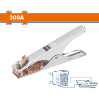 [SKUIMG]WEH9A03|PINZA PARA CABLE TIERRA PARA SOLDADURA DE 300A. APERTURA MÁX: 60MM. LONGITUD:170MM.
