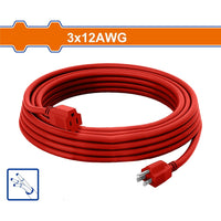 [SKUIMG]WEJ3226|WEJ3226.jpg|EXTENSIÓN ELÉCTRICA POLARIZADA DE 3 SALIDAS. 125VOLT-60HZ. LONG: 30M. 3X12AWG. CORRIENTE 18A.