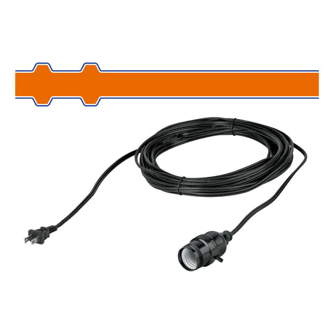[SKUIMG]WET6301|WET6301.jpg|CABLE DE EXTENSION CON SOCKET PARA BOMBILLO 4M CALIBRE 2X18AWG BASE: E27CCA EXTENSION ELECTRICA.