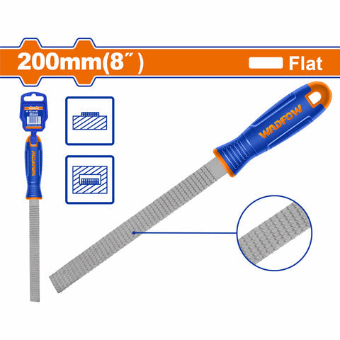 [SKUIMG]WFE8818|LIMA PLANA PARA MADERA. 200MM. ACERO AL CARBONO. ESCOFINA PLANA.
