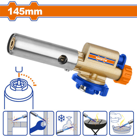 [SKUIMG]WFG3603|WFG3603.jpg|SOPLETE A GAS BUTANO 145MM. ENCENDIDO