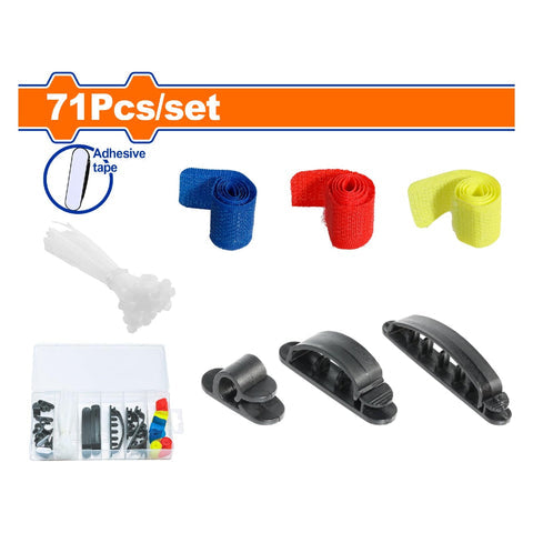 [SKUIMG]WFKBB01|TIRAS DE VELCROS CON ORGANIZADOR DE CABLES Y ZUNCHOS. (71 PIEZAS) SE VENDE EN SET. TIRA CIERRE MAGIC