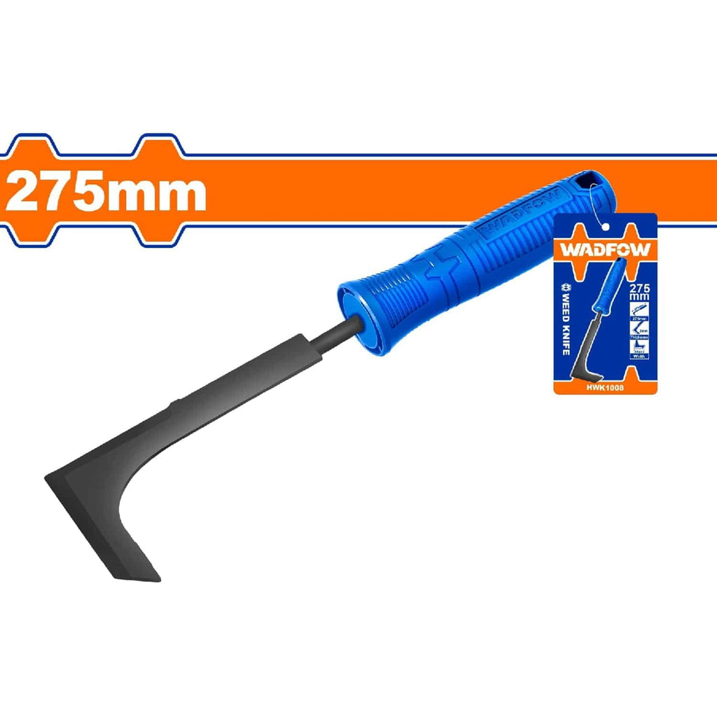 [SKUIMG]WGK1108|WGK1108.jpg|CUCHILLO CON MANGO PARA CORTAR MALEZAS 275MM. IDEAL PARA ELIMINAR LA HIERBA DE LOS MOSAICOS.
