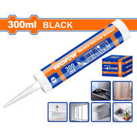 [SKUIMG]WGQ2T13|SELLADOR DE SILICÓN NEUTRAL NEGRO 300ML. TIEMPO DE CURADO: 20H.