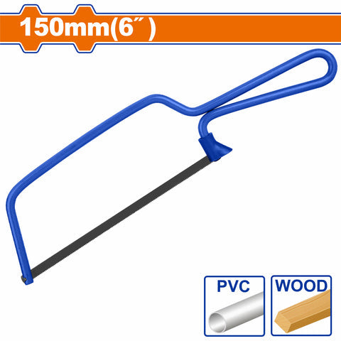 [SKUIMG]WHF1501|WHF1501.jpg|SEGUETA CHICA INDUSTRIAL PARA METAL DE 6" PARA TRABAJO PESADO. MINI ARCO SIERRA