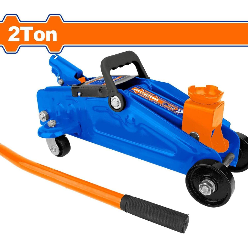 [SKUIMG]WHJ2522|WHJ2522.jpg|GATO HIDRÁULICO DE PISO 2 TON. ALTURA MIN:1300MM. ALT. ELEVACIÓN: 300MM.