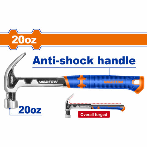 [SKUIMG]WHM8320|MARTILLO DE OREJAS 20OZ TRATAMIENTO TERMICO. MANGO ANTI GOLPE. MARTILLO GARRA