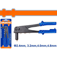 [SKUIMG]WHR1609|WHR1609.jpg|REMACHADORAS MANUALES. REMACHE DE ALUMINIO APLICABLE. (2.4MM,3.2MM,4MM,4.8MM)
